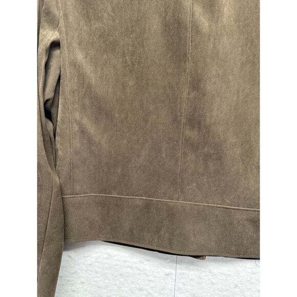 Brown Suede Women's Jacket - Picture 10 of 10